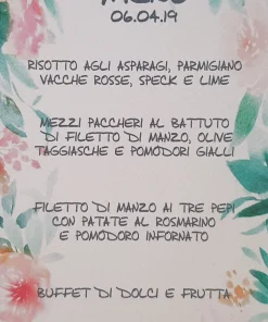Menù – Flora Mod.3