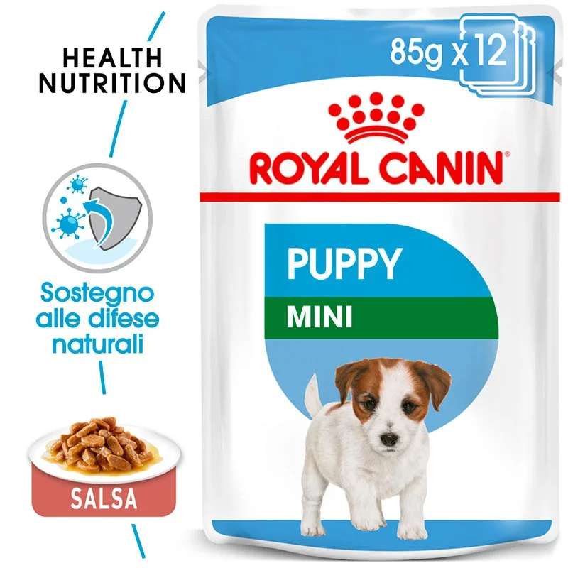ROYAL CANIN CANE BUSTE MINI PUPPY GR 85 X 12 - immagine 7