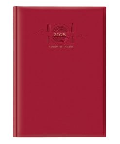 Alternative view of Agenda Ristorante Notabene Madrid: 21 X 29.7 cm, A4, rosso, 2025