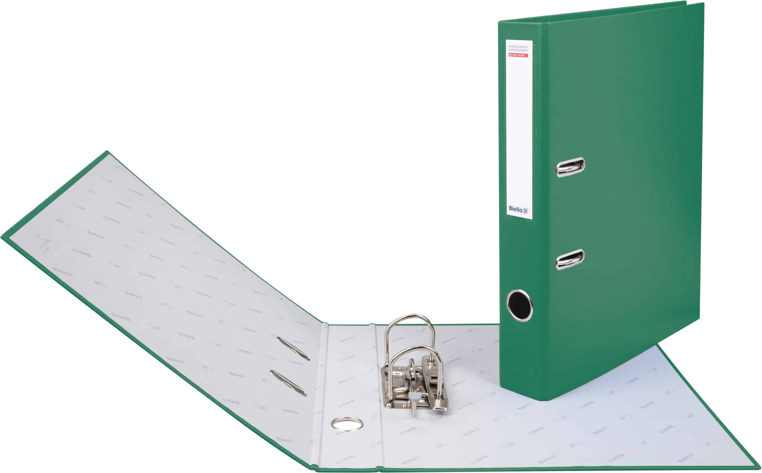 BIELLA Raccoglitore federale 4cm 10341430U verde A4 - immagine 2