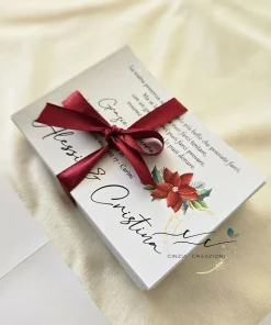 Christmas Star – bigliettini iban matrimonio