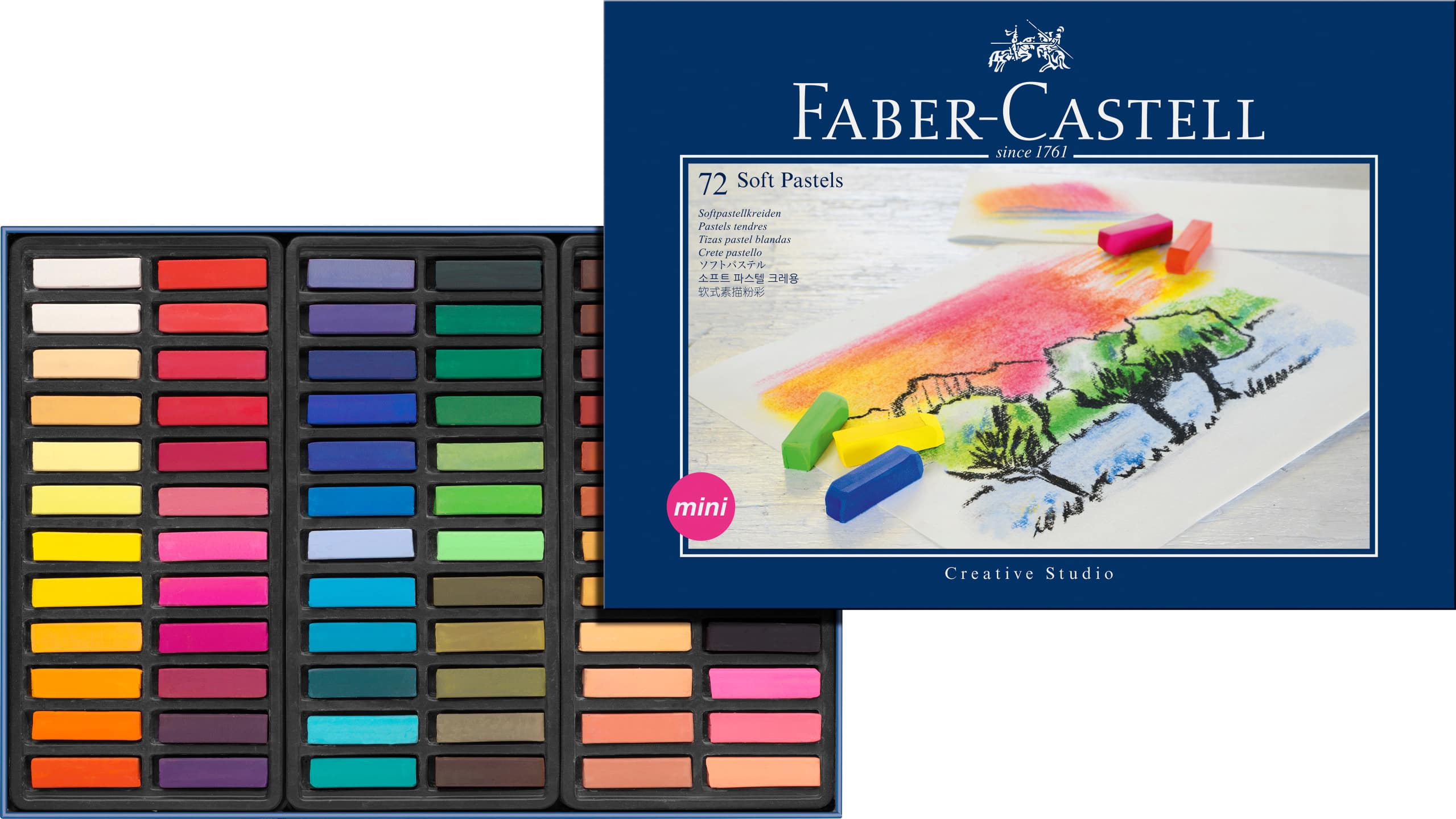FABER-CASTELL Gesso mini 128272 72x - immagine 2
