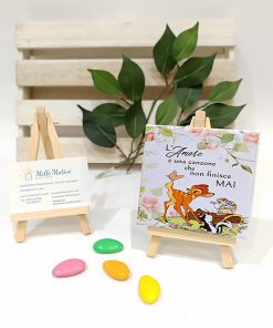 Alternative view of BAMBI SU TELA (PERSONALIZZABILE)