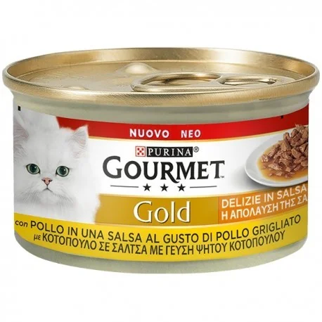 GOURMET GOLD DELIZIE IN SALSA POLLO GR 85X24