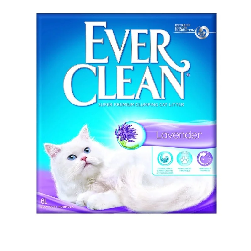 LETTIERA AGGLOMERANTE EVER CLEAN ALLA LAVANDA LT 6