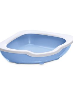 FRED AZZURRA CON CORNICE BIANCA cm 51x51xh15,5